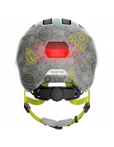 Kask dziecięcy Abus Smiley 3.0 LED Grey Space
