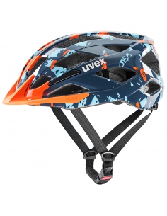 Kask rowerowy Uvex Air Wing 2 Papaya-Bubble Blue