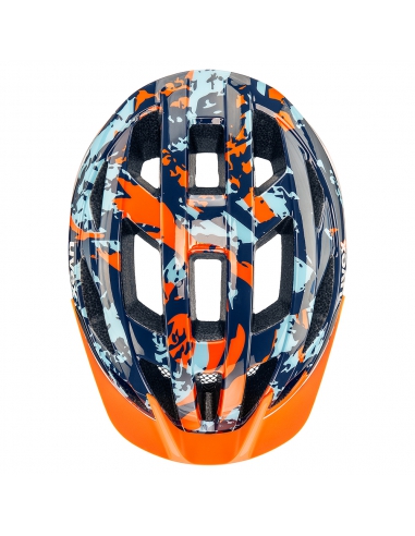 Kask rowerowy Uvex Air Wing 2 Papaya-Bubble Blue
