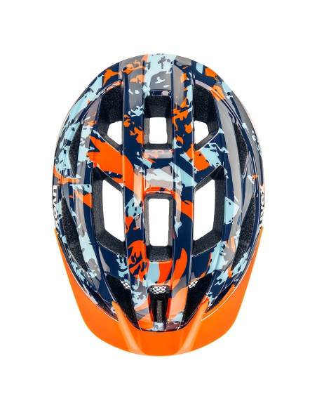 Kask rowerowy Uvex Air Wing 2 Papaya-Bubble Blue