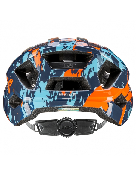 Kask rowerowy Uvex Air Wing 2 Papaya-Bubble Blue
