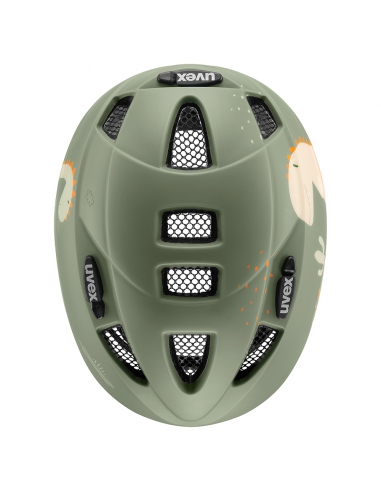 Kask dziecięcy Uvex Kid 2 CC Sage Green Dino Ma
