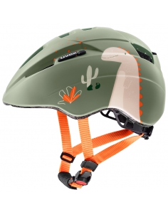 Kask dziecięcy Uvex Kid 2 CC Sage Green Dino Ma