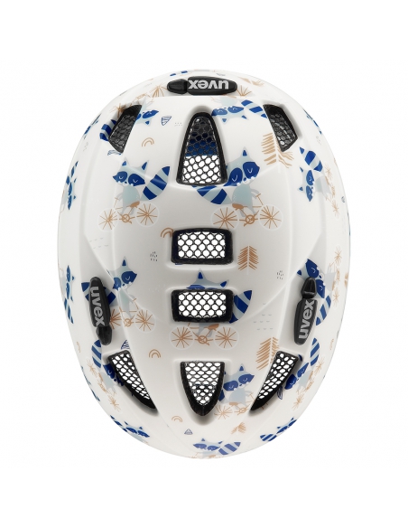 Kask dziecięcy Uvex Kid 2 CC Raccoon Mat