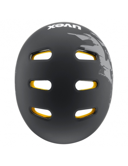 Kask Uvex Kid 4 Style MIPS Dirt Black Mat