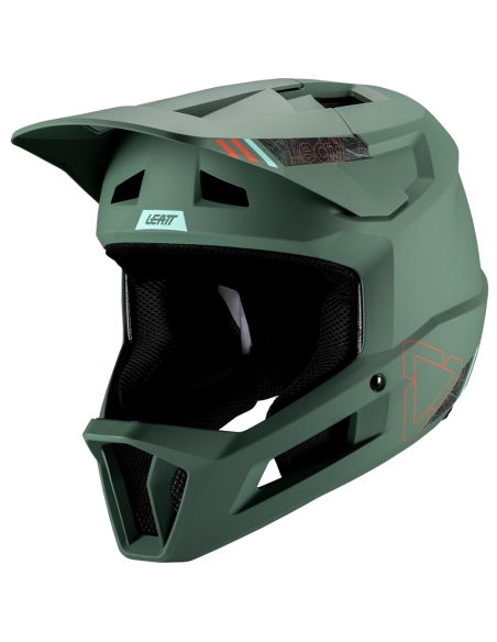 Kask rowerowy full face LEATT MTB Gravity 1.0 Teal Green