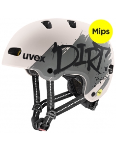 Kask Uvex Kid 4 Style MIPS Dirt Warm Grey Mat