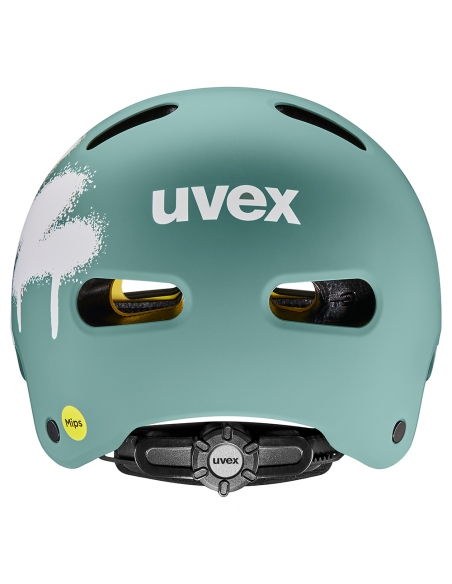 Kask Uvex Kid 4 Style MIPS Spray Sage Green Mat