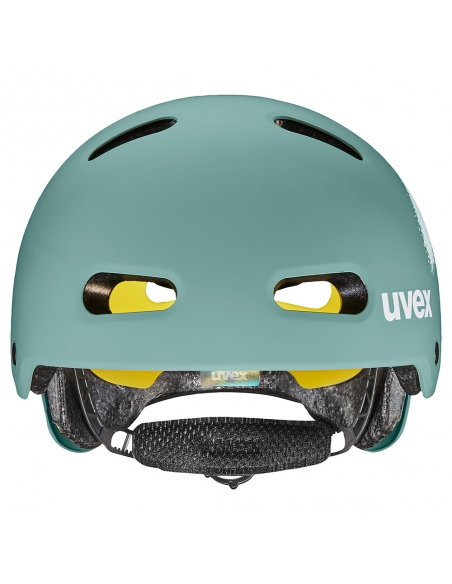 Kask Uvex Kid 4 Style MIPS Spray Sage Green Mat
