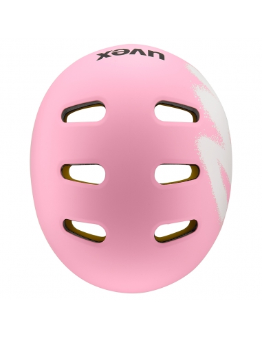 Kask Uvex Kid 4 Style MIPS Spray Strawberry Mat