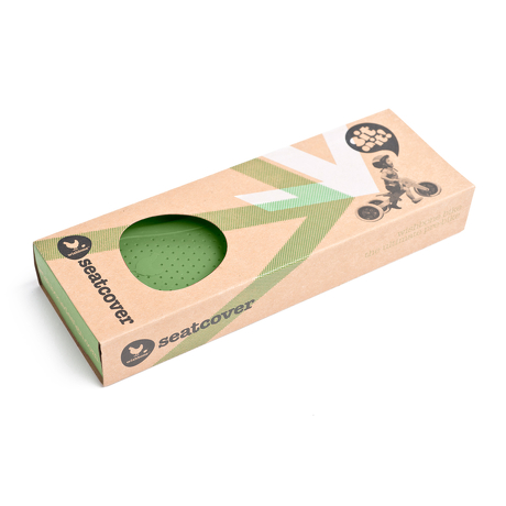 Nakładka na siodełko Wishbone zielona