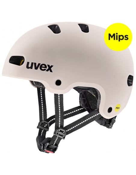 Kask Uvex Kid 4 Style MIPS Warm Grey Mat