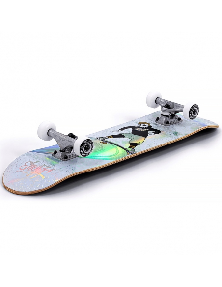 Deskorolka Enuff Skully Hologram Mini 7,25" White