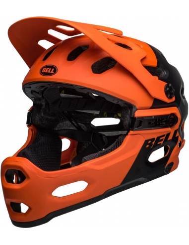 Kask rowerowy full face GLOBE SUPER 3R MIPS Matte Orange Black