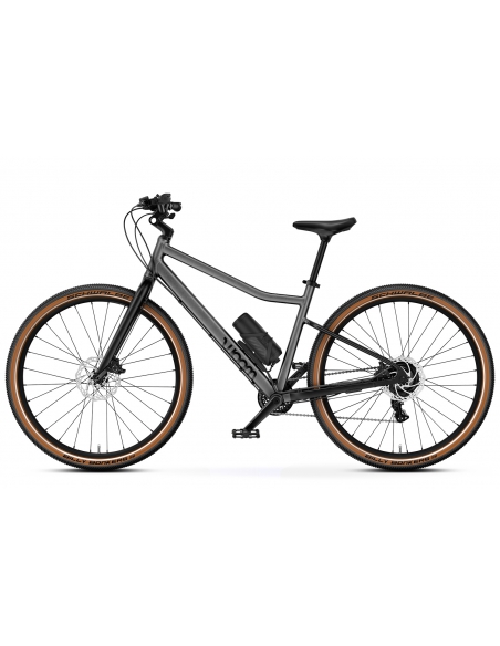 Rower elektryczny woom 6 EXPLORE e Graphite Grey (26") grafitowy
