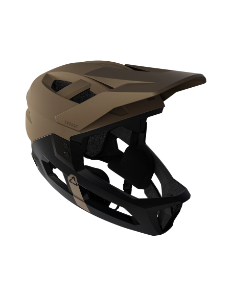Kask rowerowy full face LEATT MTB Enduro 2.0 Brown (odpinana garda)