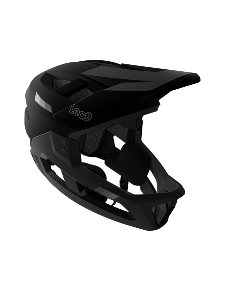 Kask rowerowy full face LEATT MTB Enduro 2.0 Stealth Black/Grey (odpinana garda)