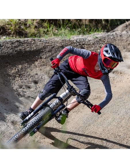 Ochraniacze na kolana iXS Carve 2.0 Junior Knee Guards (X Cross Graphic)