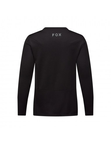 Koszulka rowerowa z długim rękawem FOX Junior Ranger Fox Head Black