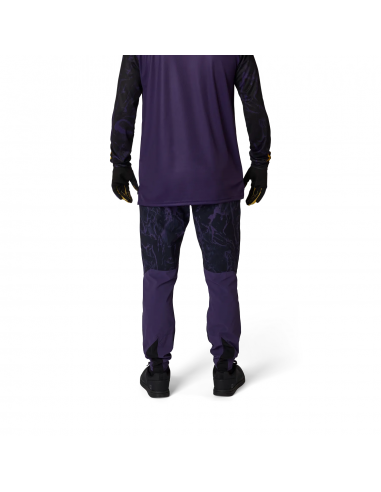 Koszulka rowerowa z długim rękawem FOX Junior Ranger Jersey Image Print Plum Purple
