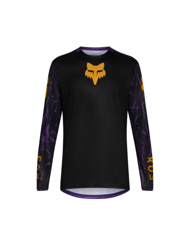 Koszulka rowerowa z długim rękawem FOX Junior Ranger Jersey Image Print Plum Purple