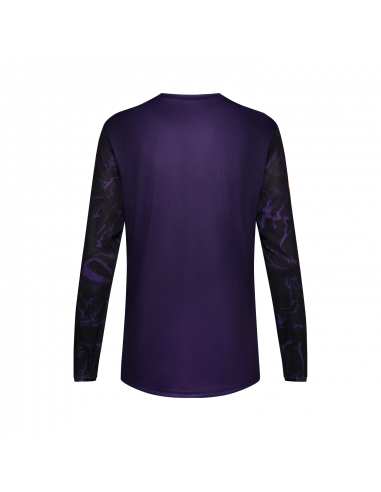 Koszulka rowerowa z długim rękawem FOX Junior Ranger Jersey Image Print Plum Purple