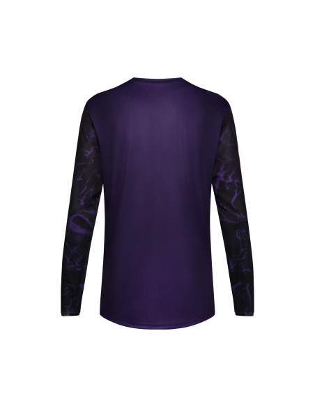 Koszulka rowerowa z długim rękawem FOX Junior Ranger Jersey Image Print Plum Purple