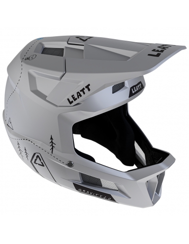 Kask rowerowy full face LEATT MTB Gravity 2.0 Grey
