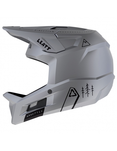 Kask rowerowy full face LEATT MTB Gravity 2.0 Grey