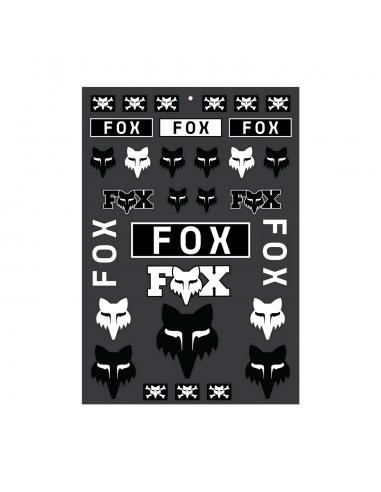 Naklejki FOX Legacy Track Sticker Pack