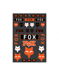Naklejki FOX Legacy Track Sticker Pack Orange