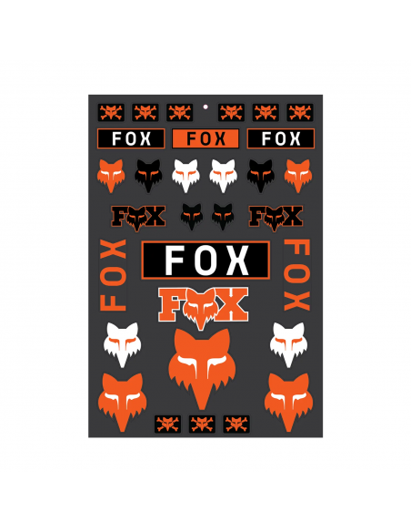 Naklejki FOX Legacy Track Sticker Pack Orange