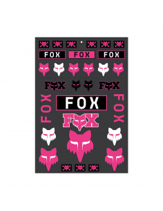 Naklejki FOX Legacy Track Sticker Pack Pink