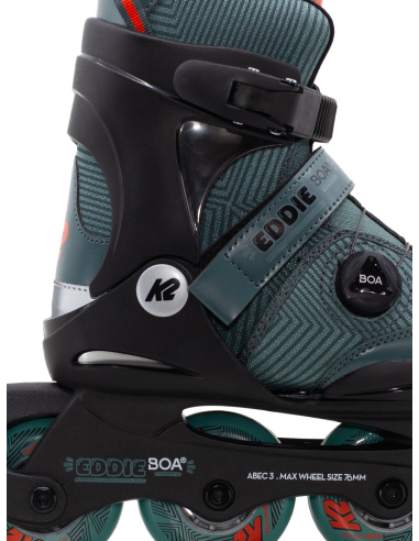Rolki dziecięce K2 Eddie BOA Dark Teal