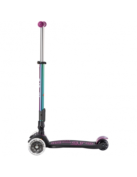 Hulajnoga Maxi Micro Deluxe Foldable LED Neochrome Purple (składana, świecące koła)