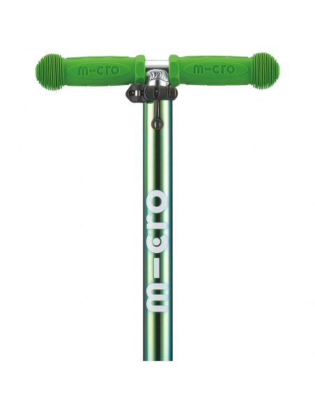 Hulajnoga Maxi Micro Deluxe Foldable LED Neochrome Green (składana, świecące koła)