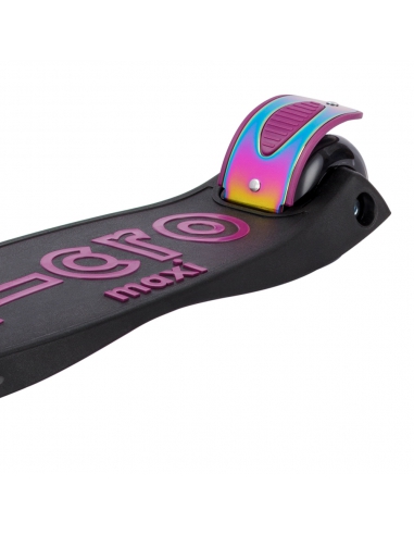 Hulajnoga Maxi Micro Deluxe Foldable LED Neochrome Purple (składana, świecące koła)
