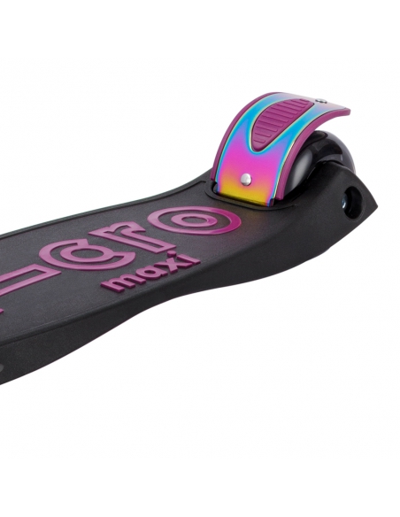 Hulajnoga Maxi Micro Deluxe Foldable LED Neochrome Purple (składana, świecące koła)