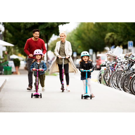 Hulajnoga Maxi Micro Deluxe składana jagodowa