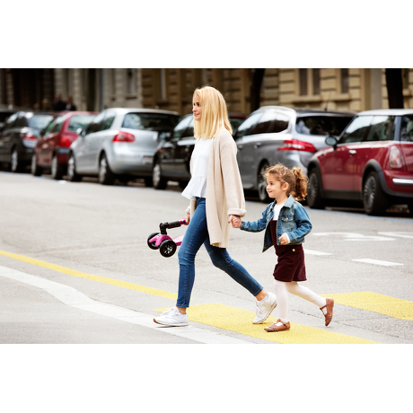 Hulajnoga Maxi Micro Deluxe składana jagodowa