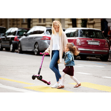 Hulajnoga Maxi Micro Deluxe składana jagodowa