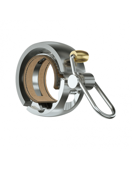 Dzwonek KNOG Oi Luxe Bike Bell Small Silver (Ø 22,2 mm)