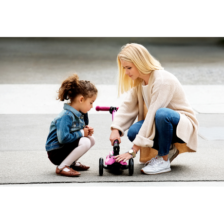 Hulajnoga Maxi Micro Deluxe składana jagodowa