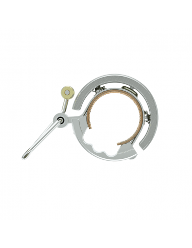 Dzwonek KNOG Oi Luxe Bike Bell Small Silver (Ø 22,2 mm)