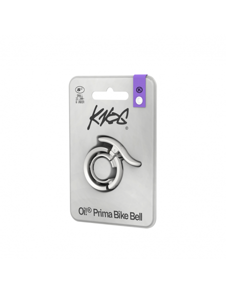 Dzwonek KNOG Oi Prima Bike Bell Small Primer Grey (Ø 22,2 mm)