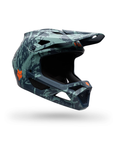 Kask rowerowy full face FOX Rampage Junior MIPS Image Print Arctic Blue