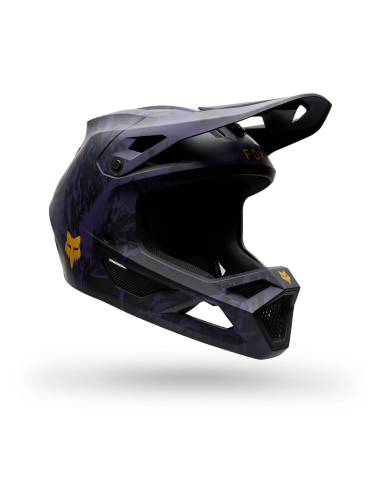 Kask rowerowy full face FOX Rampage Junior MIPS Image Print Plum Purple