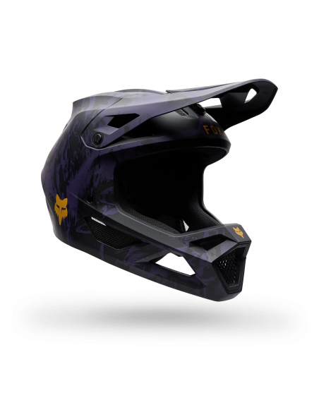 Kask rowerowy full face FOX Rampage Junior MIPS Image Print Plum Purple