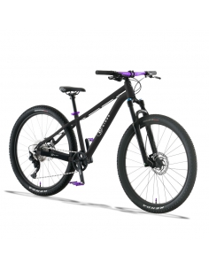 Rower dziecięcy KUbikes 26 DISC Black/Laser-Purple -...