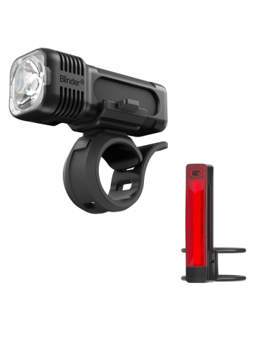 Lampki rowerowe KNOG (zestaw przód i tył) Blinder 400 + Plus Rear Bike Light